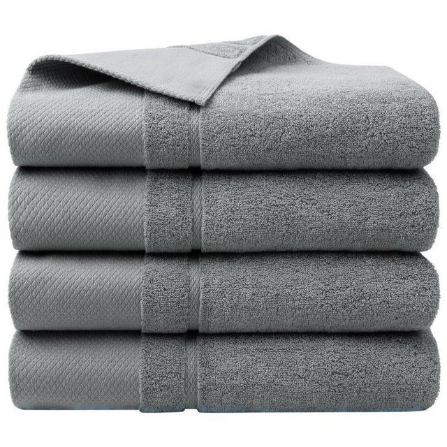 PiccoCasa Soft 100% Combed Cotton 600 GSM Highly Absorbent for Bathroom Shower Bath Towel Set