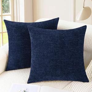 Pack of 2 Cozy Chenille Cushion Cases