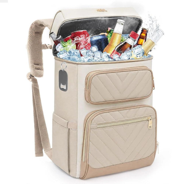 Backpack Cooler Insulated Leak Proof, Lightweight Soft Sided Cooler Backpack for Men Women, Waterproof Beach Cooler Bag Lunch Backpack for Camping Hiking Picnic Fishing Travel Outdoor