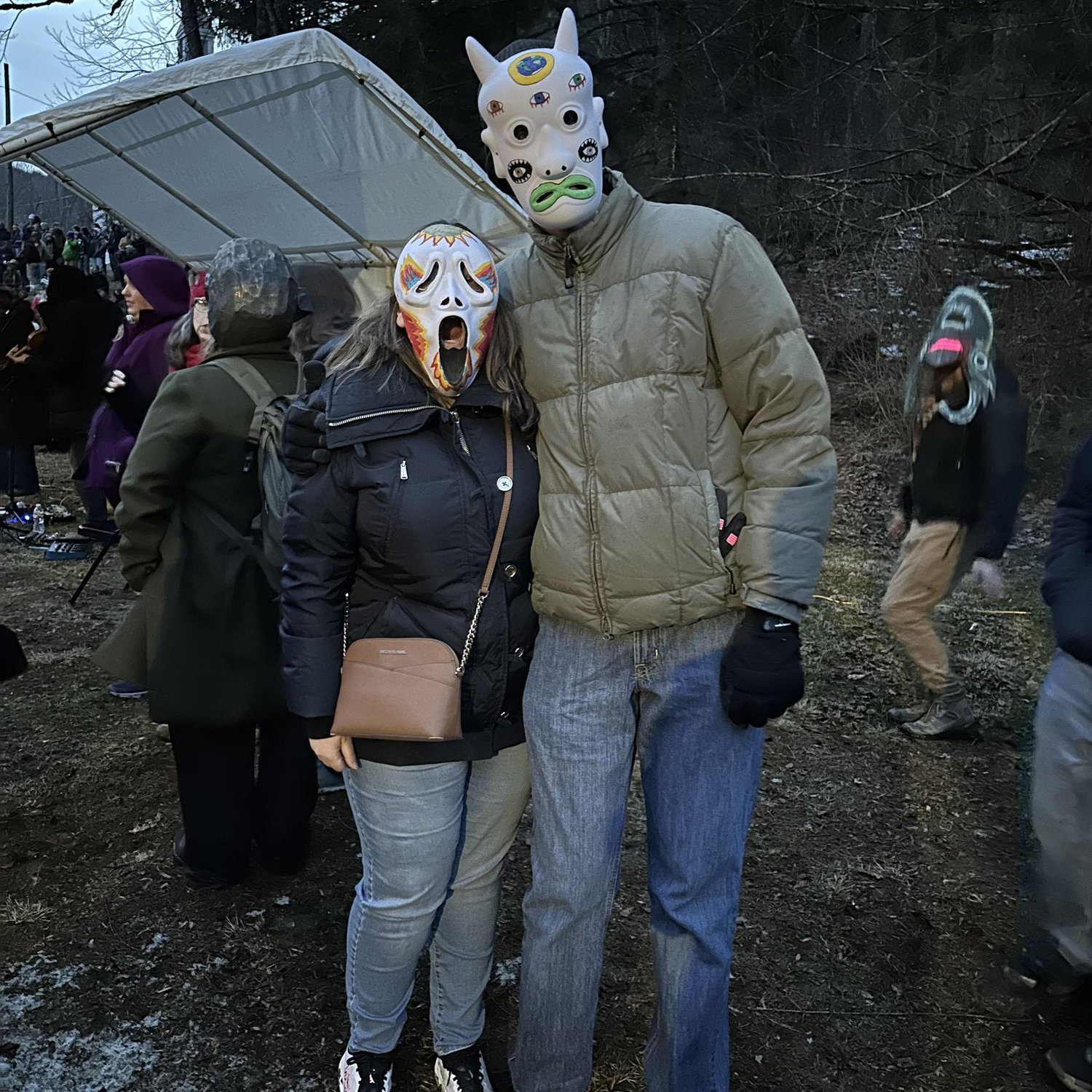 At Fasnacht in Helvetia to scare away Old Man Winter