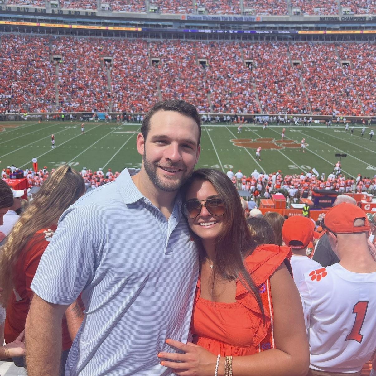 Tye's first Clemson game!