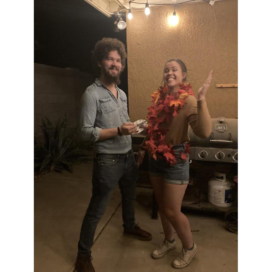 Bob Ross and his Happy Little Tree