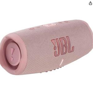 JBL CHARGE 5 - Portable Waterproof (IP67) Bluetooth Speaker with Powerbank USB Charge out, 20 hours playtime, JBL Partyboost (Pink)