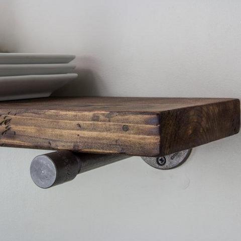 3 Floating Shelves | Industrial Floating Shelves | Wood Shelf | Rustic Floating Shelf | Kitchen Floating Shelves | Farmhouse Shelves