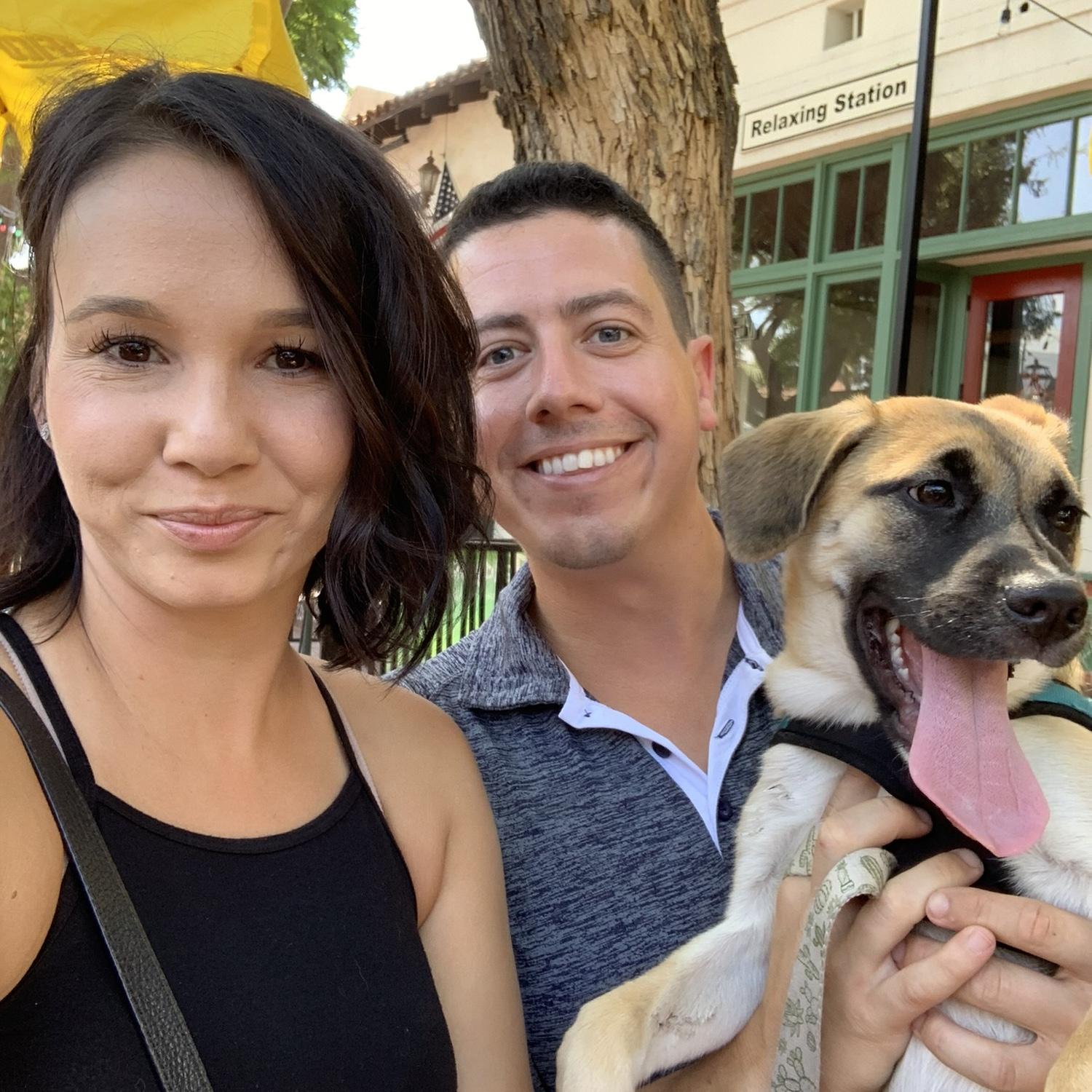 Nothing but smiles from ear to ear!