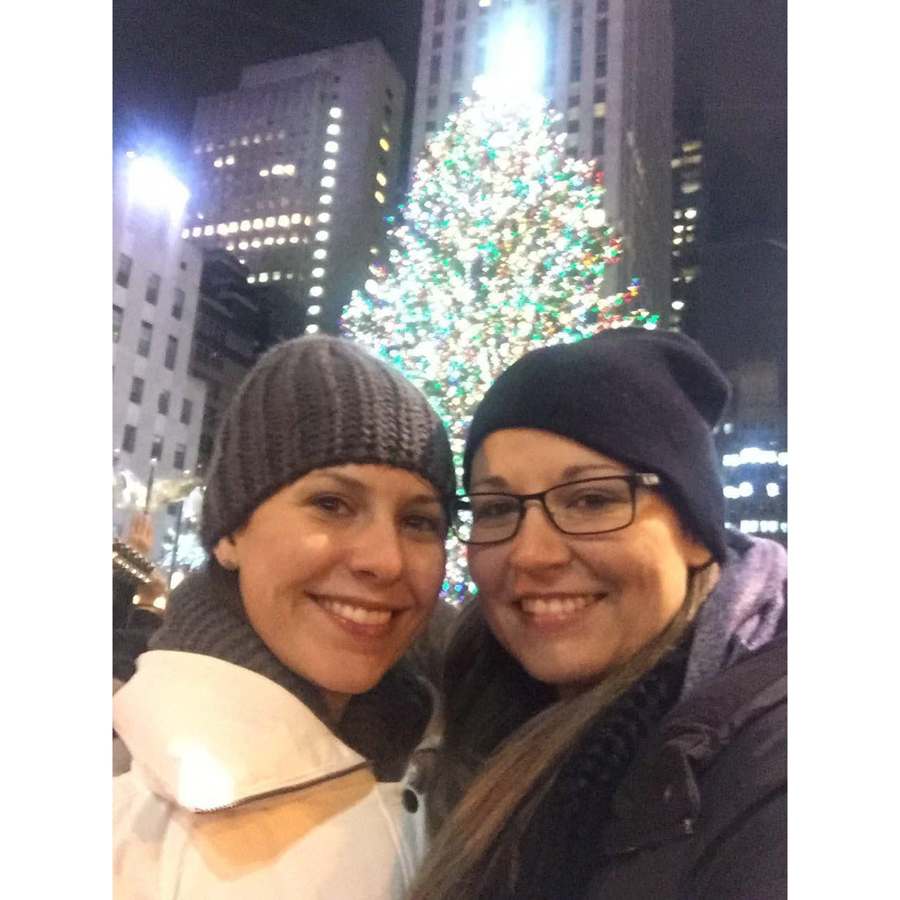 Tree lighting in Rockafeller