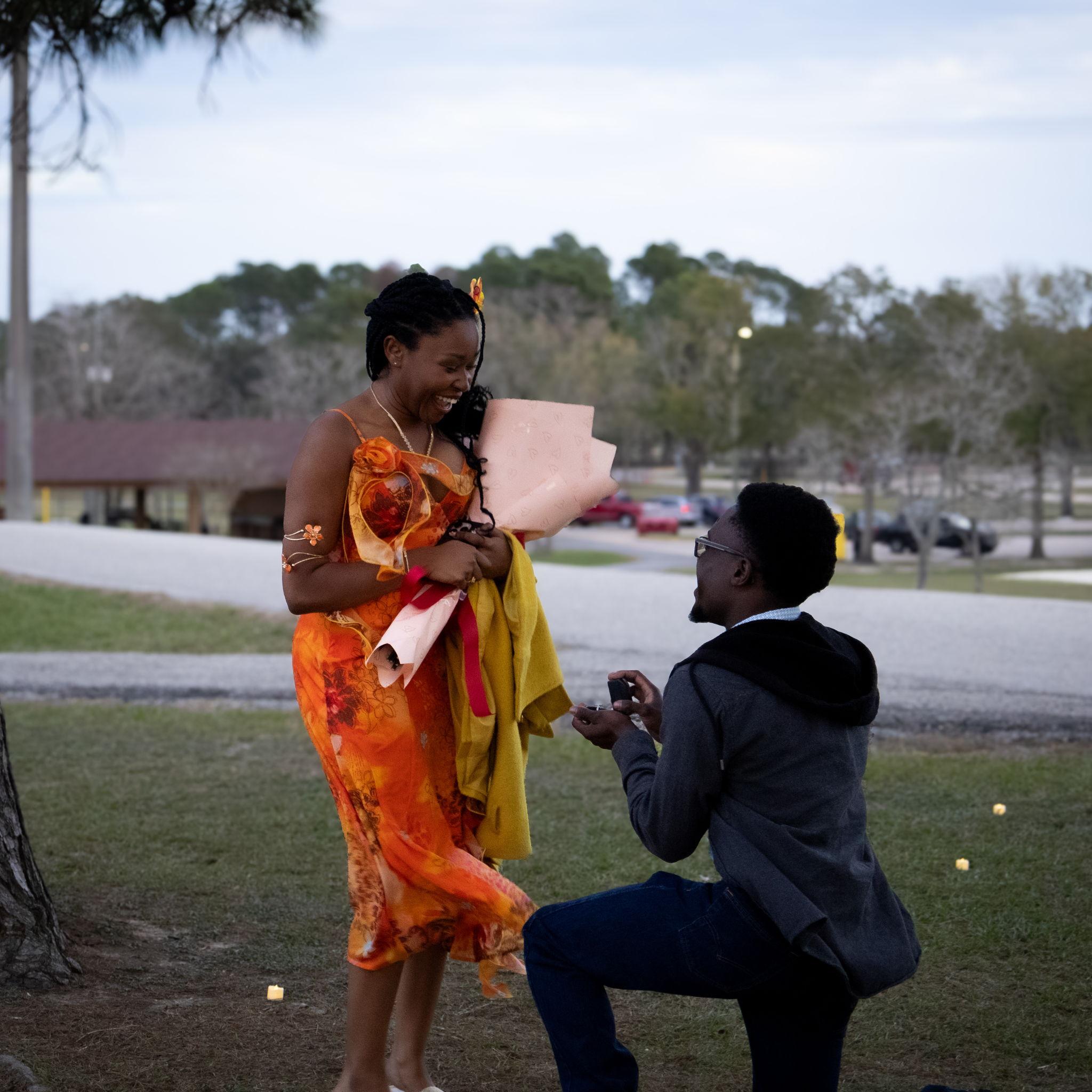 The day he proposed!