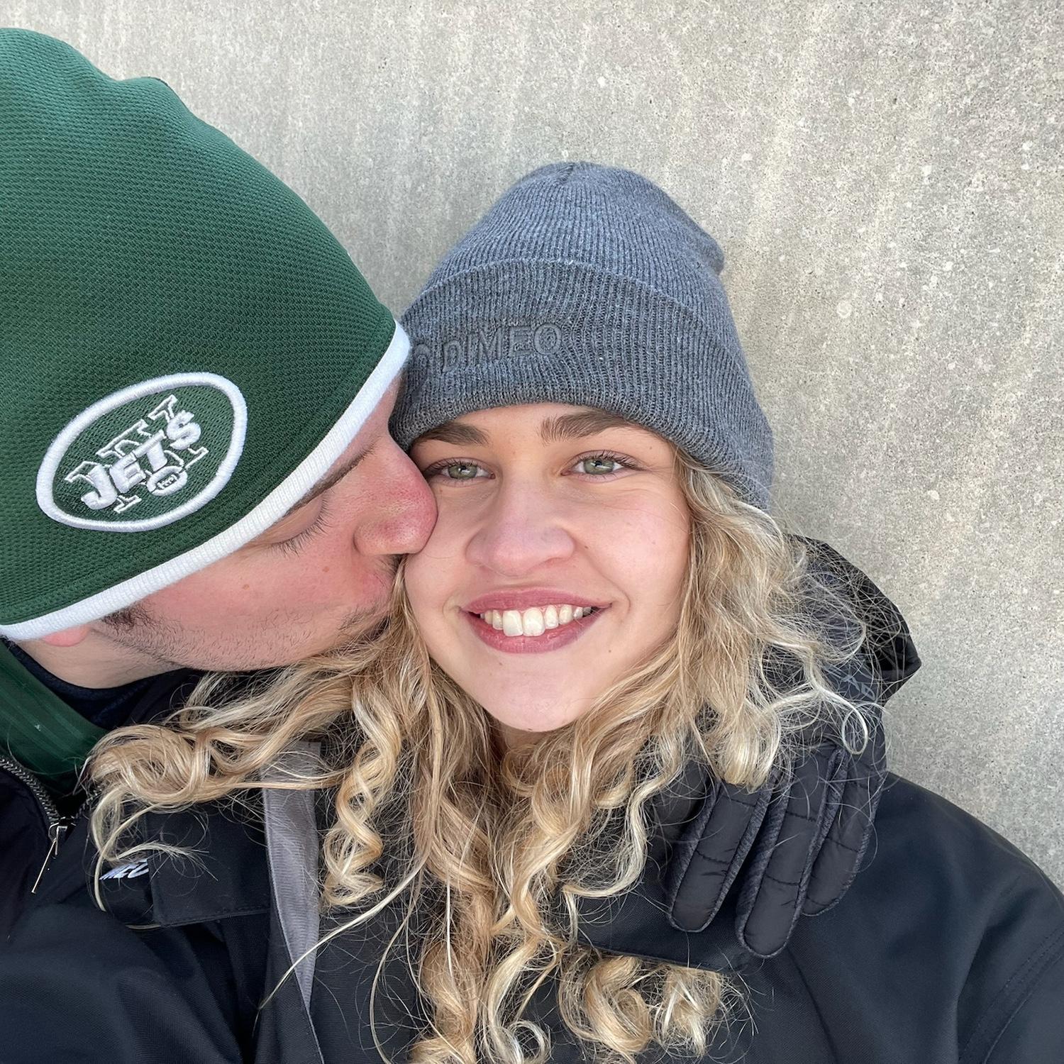 Josh told Grace he loved her for the first time at the Jets game!