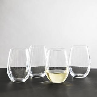 Chrissy Essential Stemless White Wine Glass, Set of 4