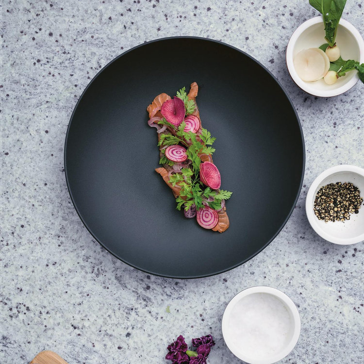 Villeroy & Boch, Manufacture Rock Universal Coupe Plate | Zola