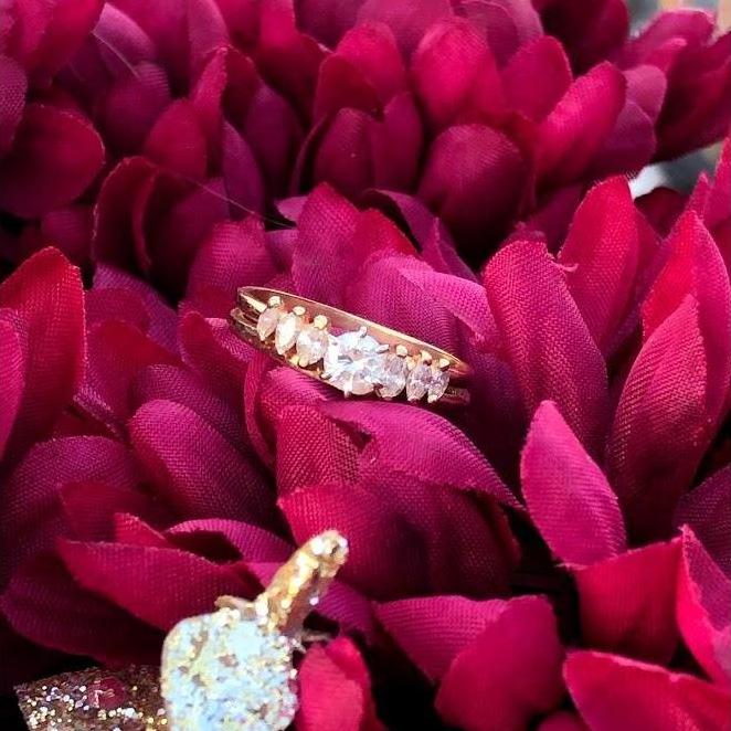 There are so many special things about this ring. Not just that the love of my life gave it to me with a question, but that his father gave it to the love of his life with a question 24 years earlier.