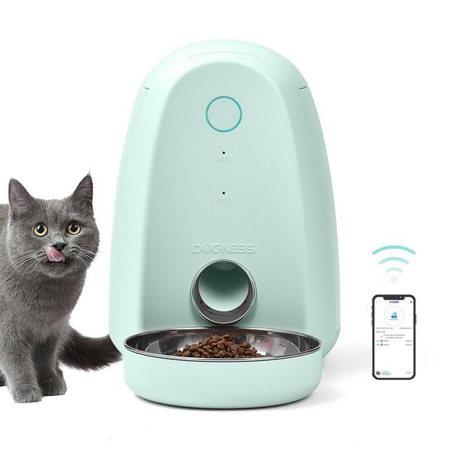 Dogness Mini App Automated Pet Feeder - Green