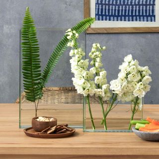 Vision Large Rectangle Vase, Set of 4