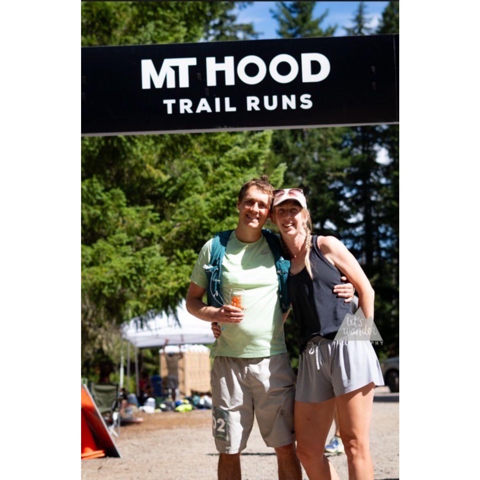 Seth Completed his first 50 Miler at Mt Hood!