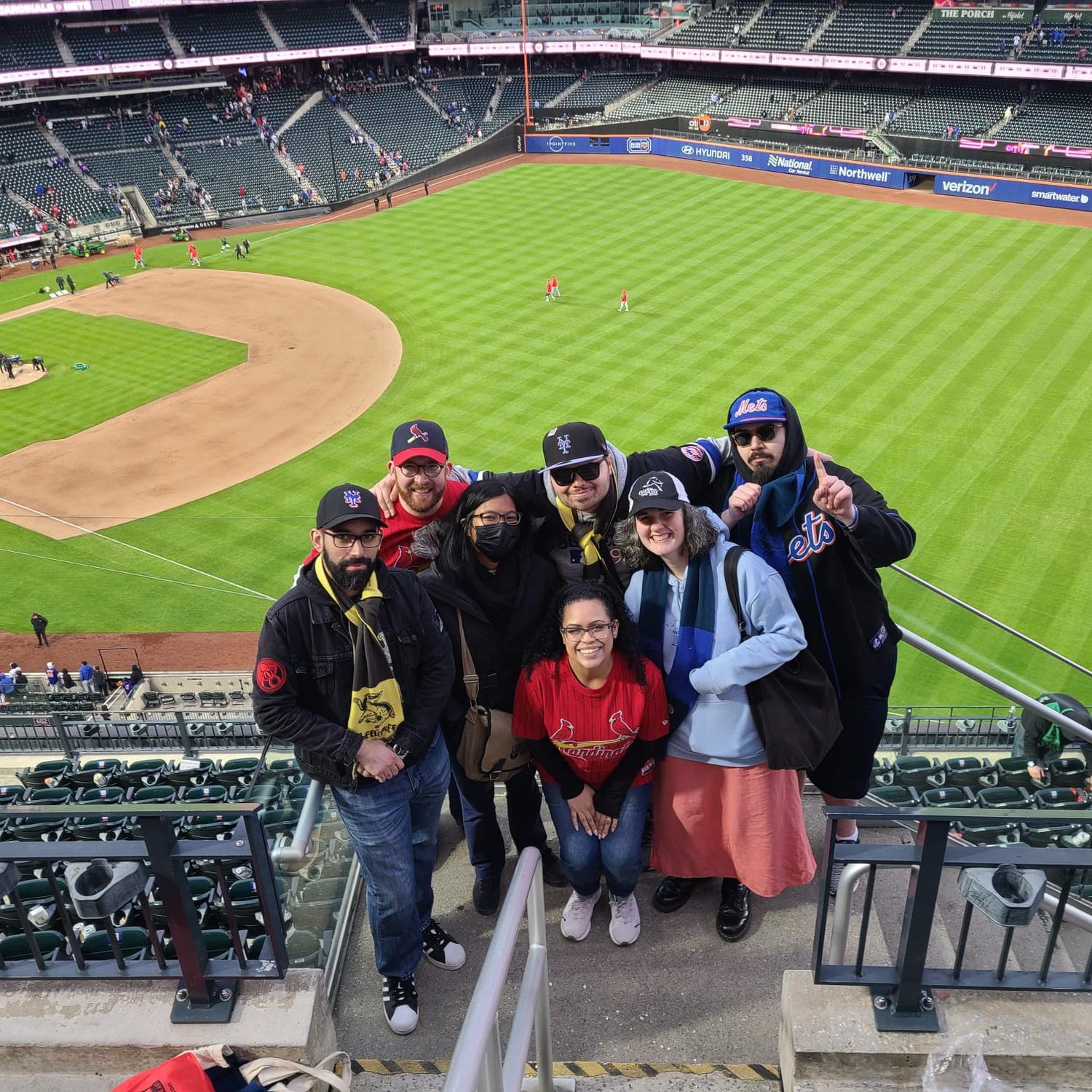 Our friends are die hard Mets fans