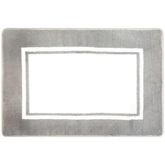 Duo 21" x 34" Reversible Bath Mat in Grey