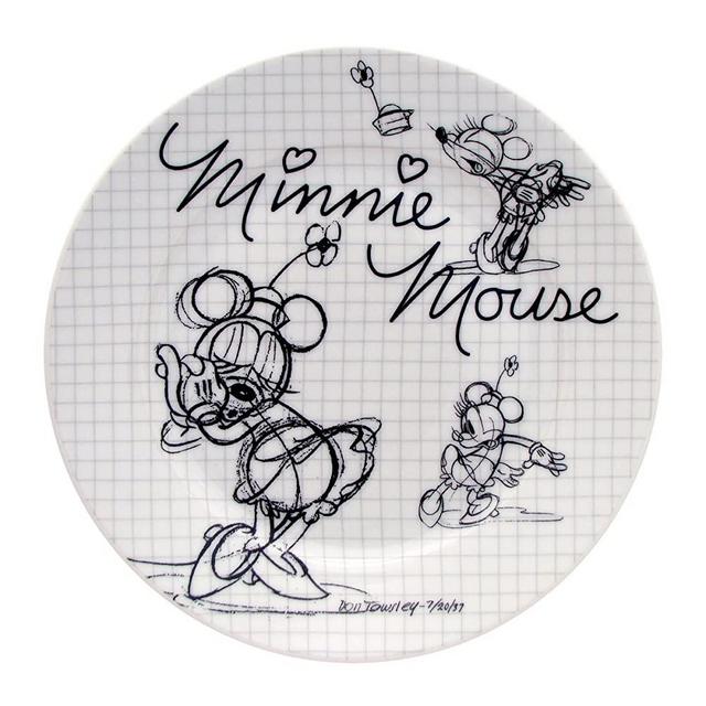 Disney Sketchbook Minnie Salad Plate, Set of 4