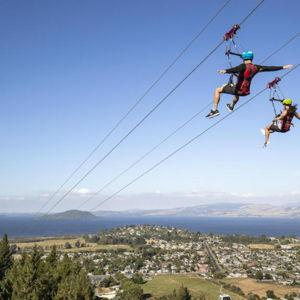 Ziplining in Rotorua