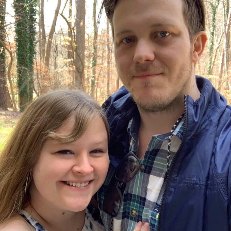 One of our first photos as a couple!