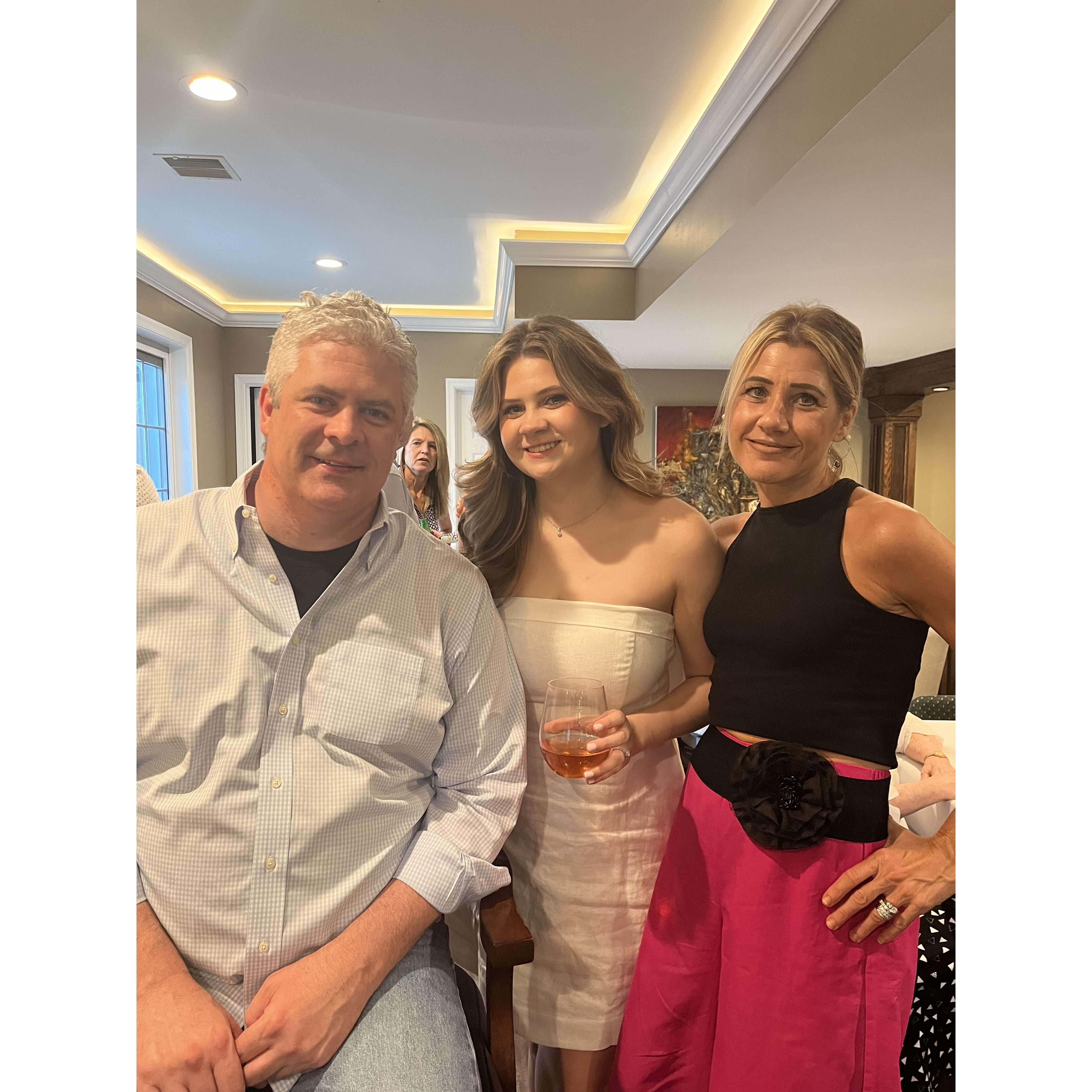 The folks that made it all happen - Mother and Father of the Bride!