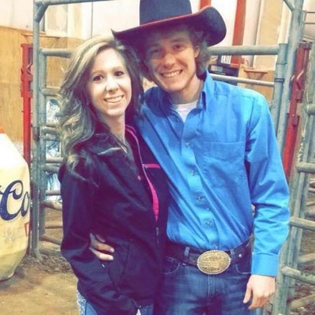 1st time watching Cade bull ride!