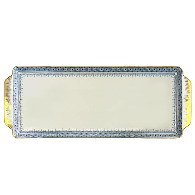Lace Sandwich Tray by Mottahedeh - Cornflower