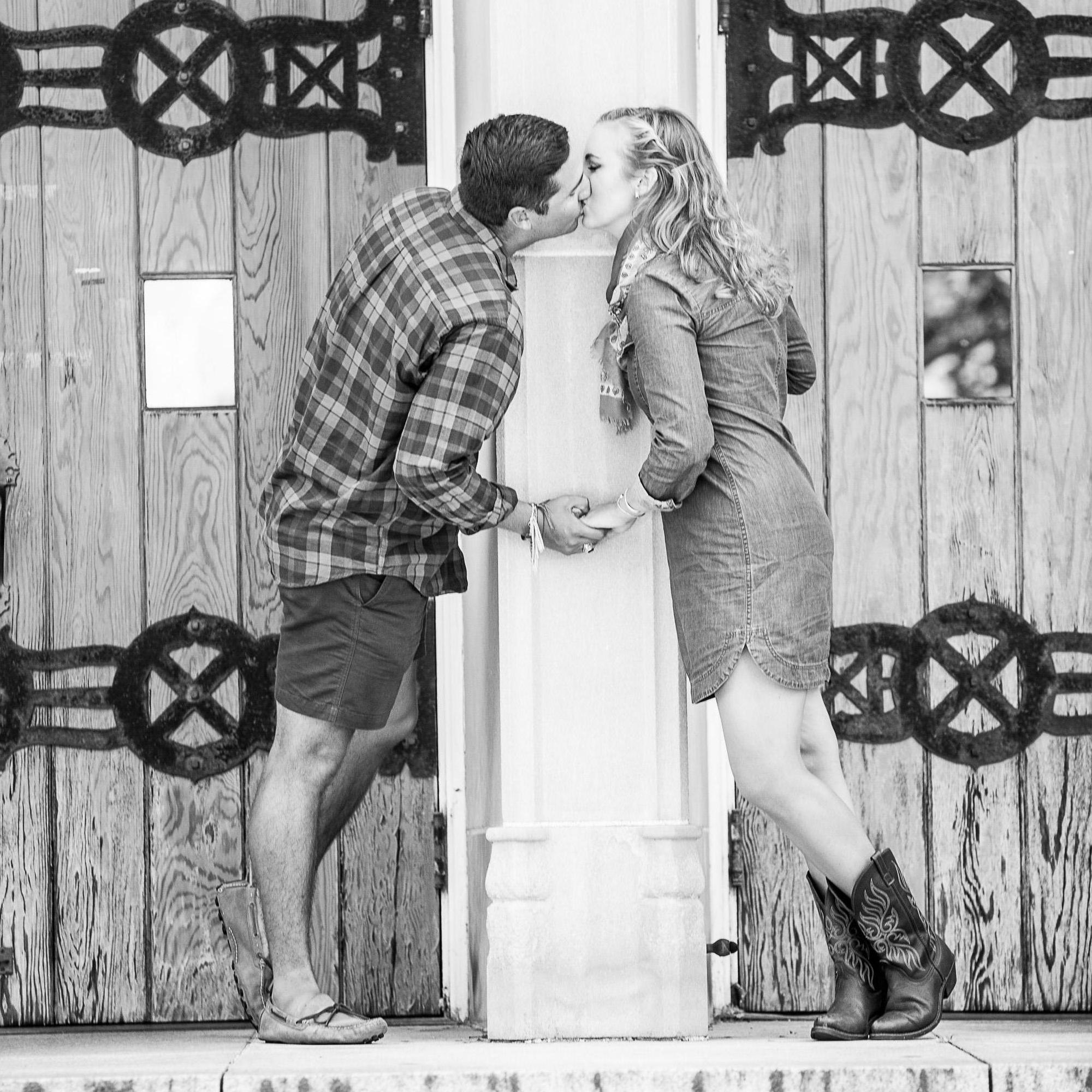 Engagement photo shoot at Virginia Tech