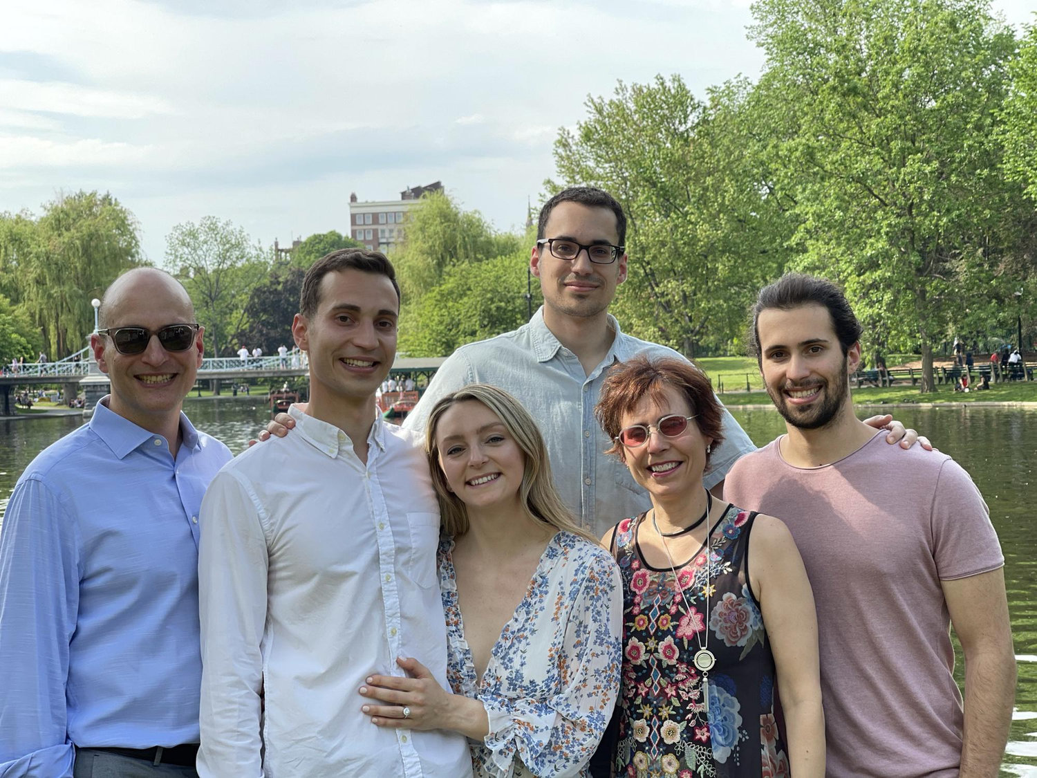 Gabby and Jonah's engagement in the Boston Public Gardens