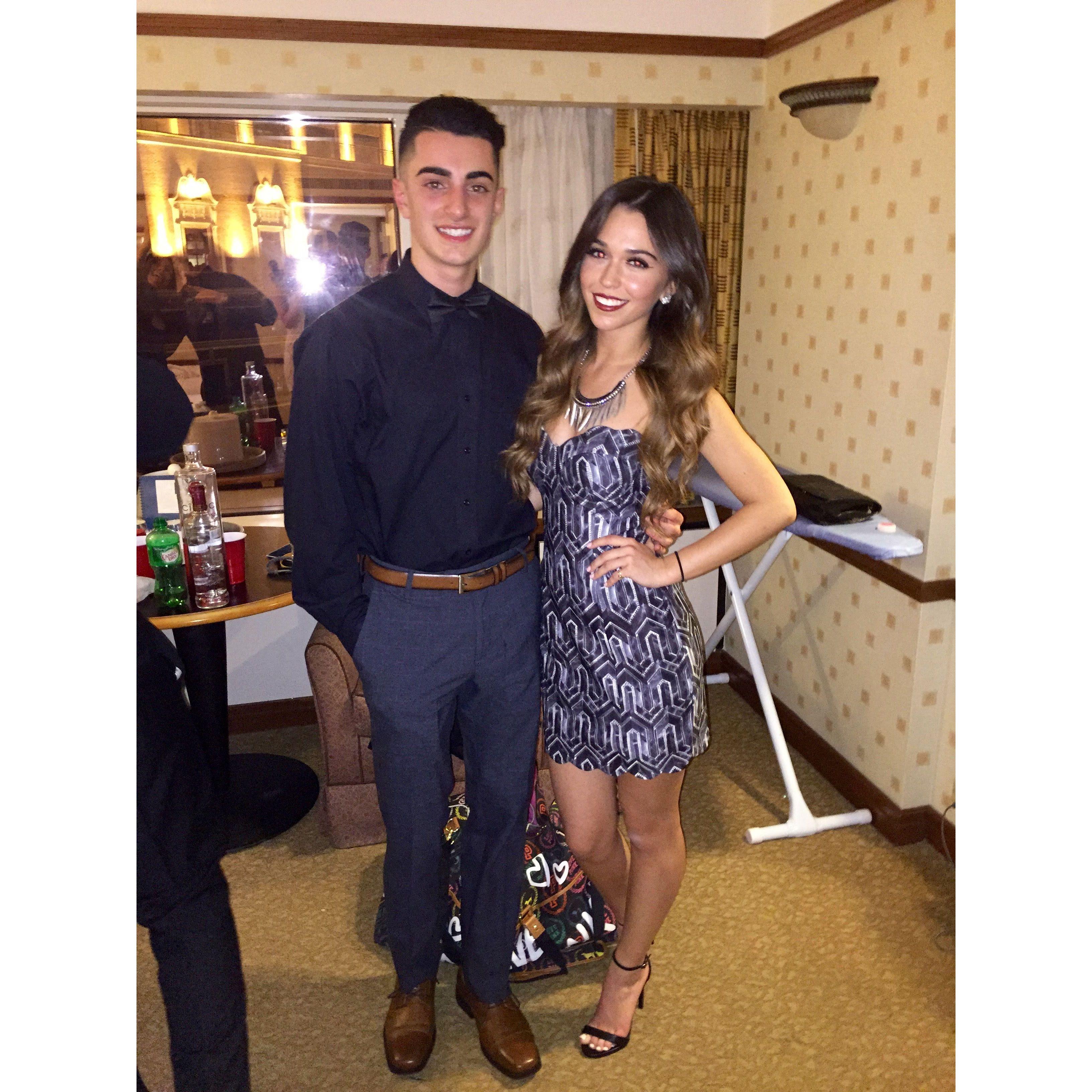 When we both agreed to go to formal with a random stranger