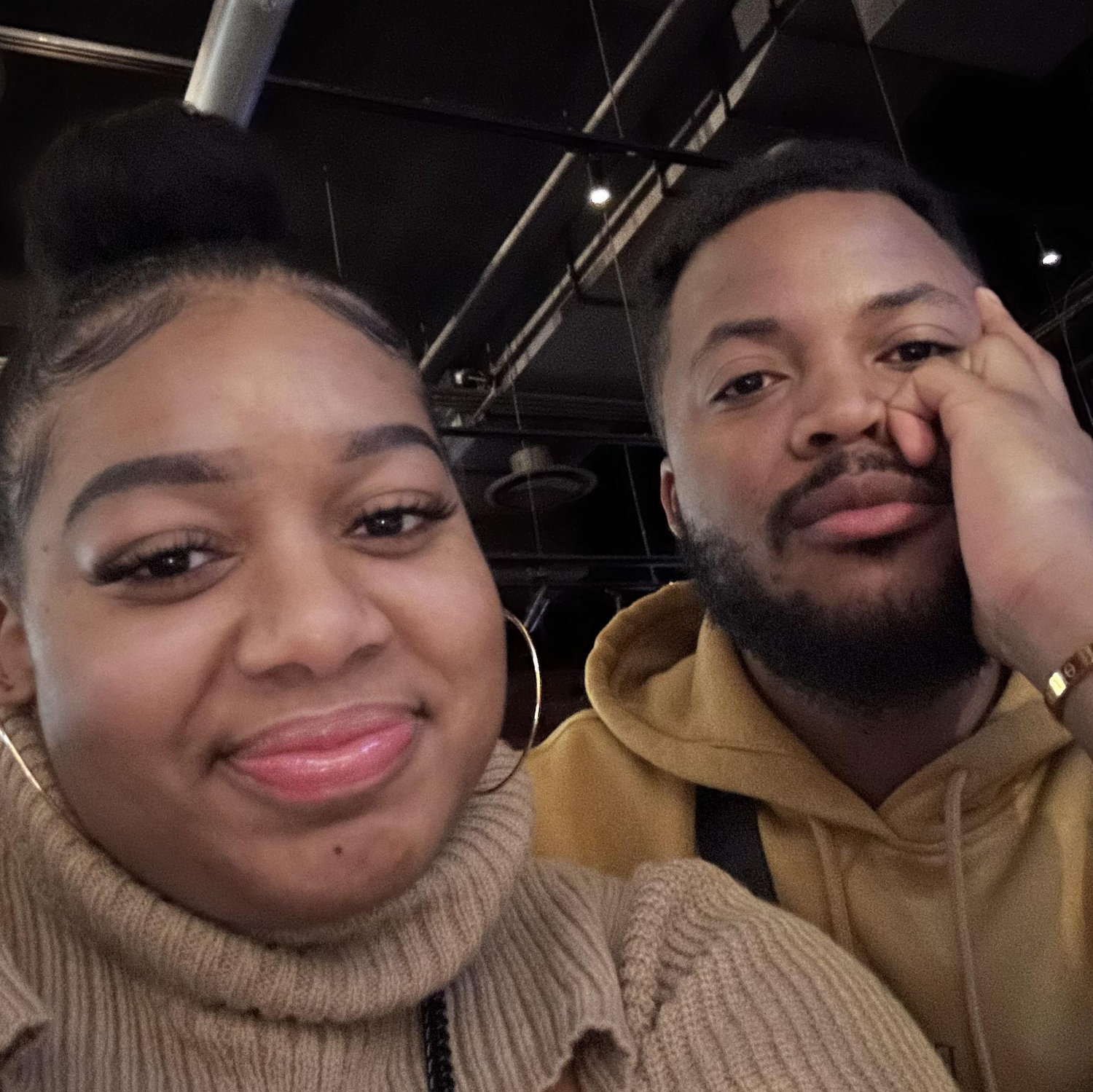 Our first picture together! Atlanta, January 2024