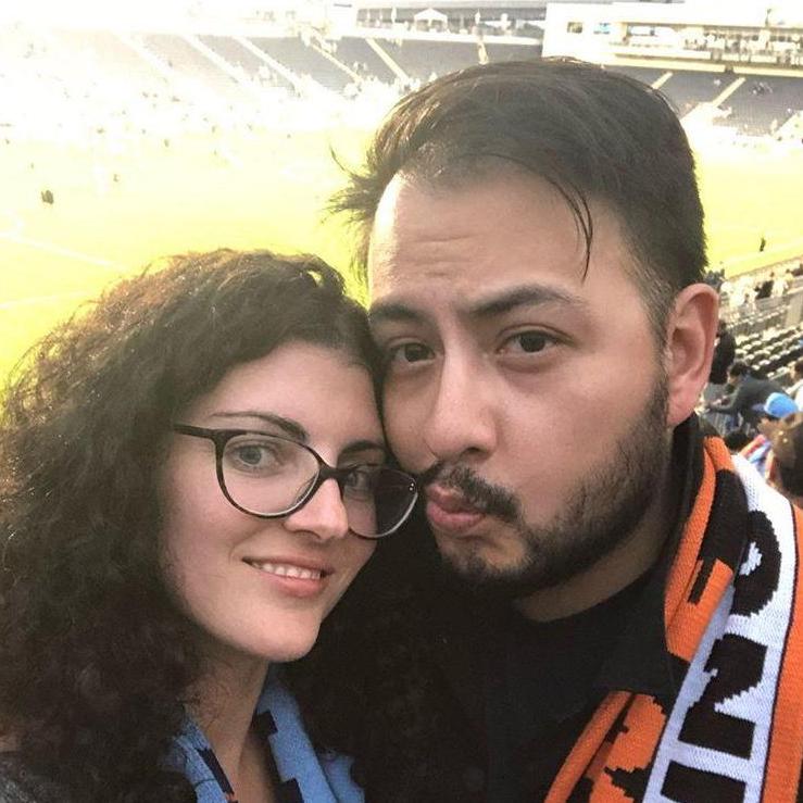 At an away game in Philly with Third Rail, supporting NYCFC