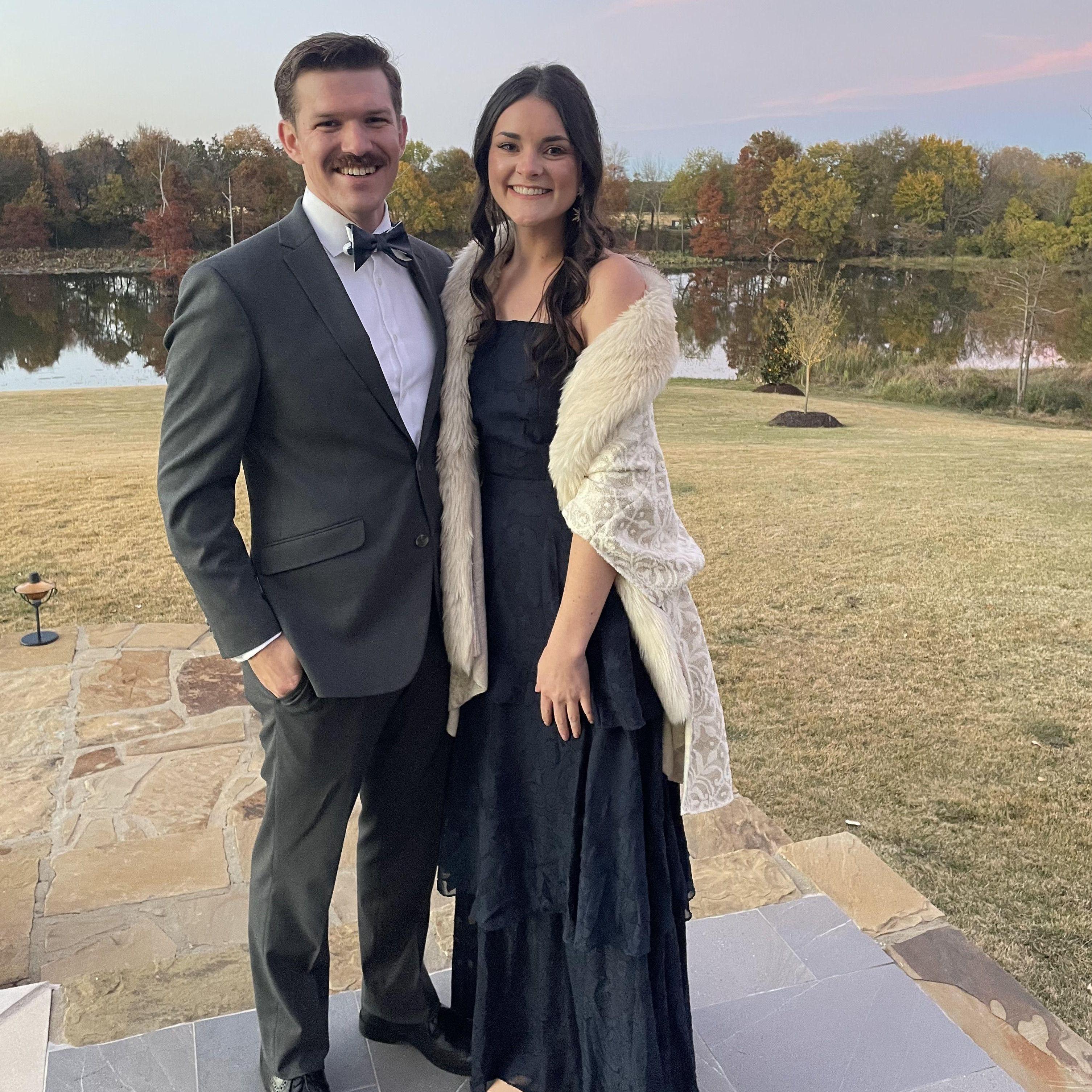 Little Rock wedding - first "I love you"