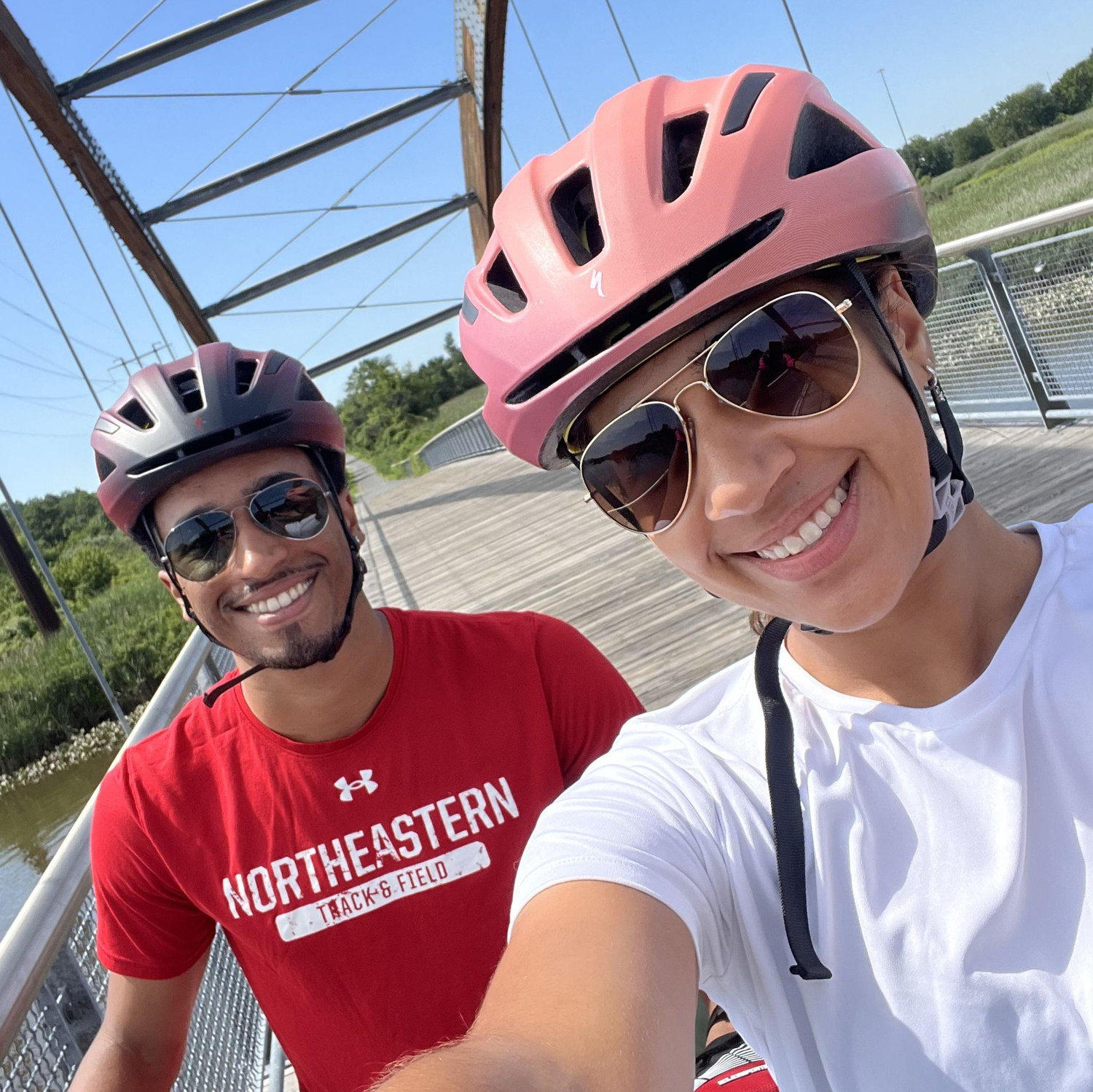 Bike ride when Pierre visited Philly before moving!