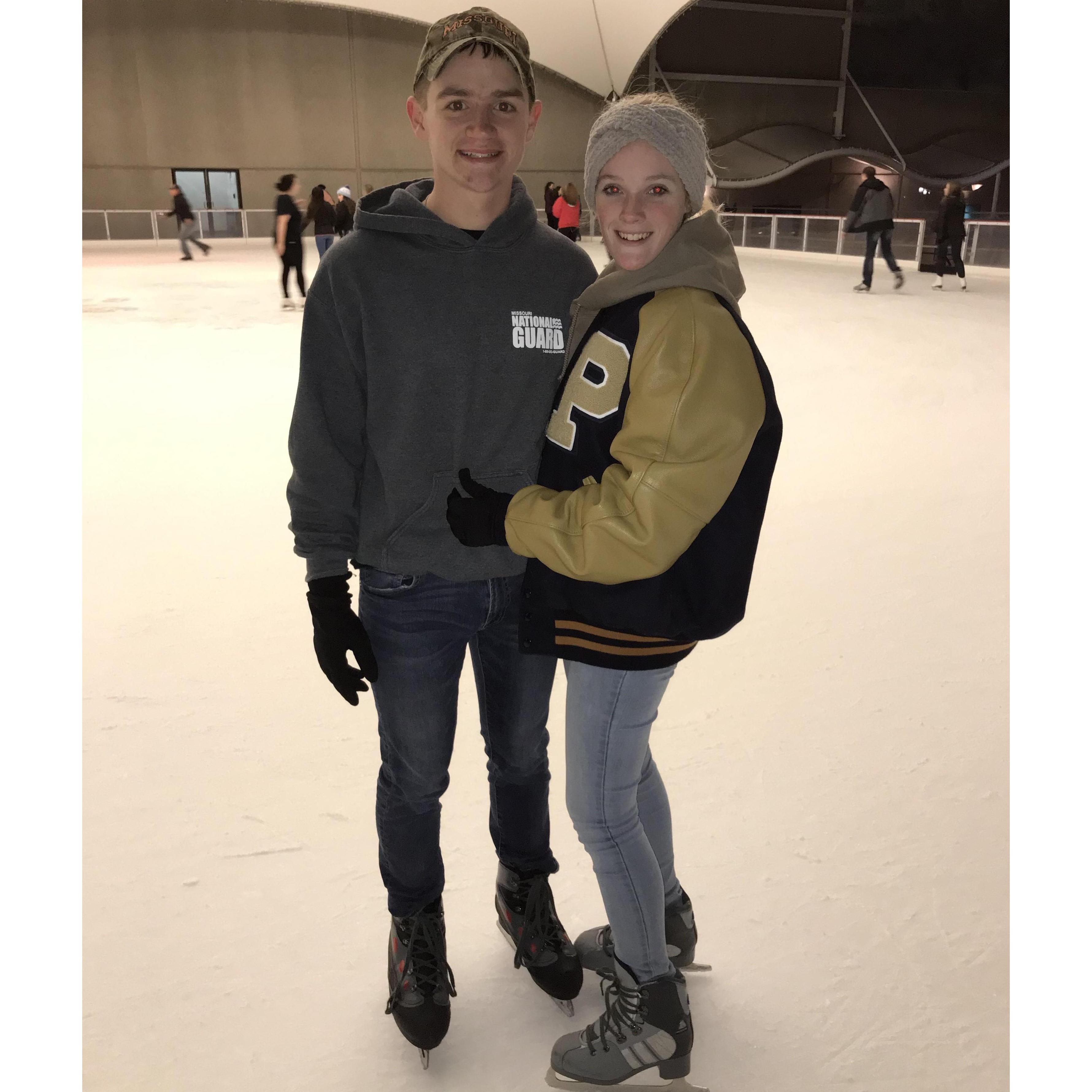 Ice skating date