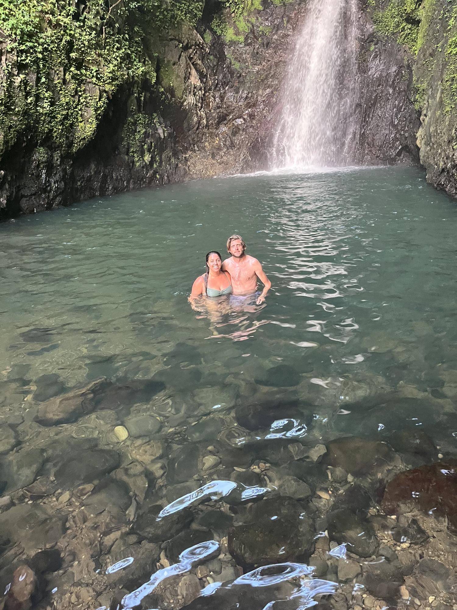 August 2022 - Grenada 
Swimming in the waterfalls