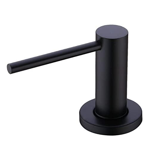 TUTEW Soap Dispenser,Dish Soap Dispenser for Kitchen,Commercial Grade Kitchen Soap Dispensers,Hand Soap Dispenserr with Large 17 oz Bottle,Black Soap Dispenser