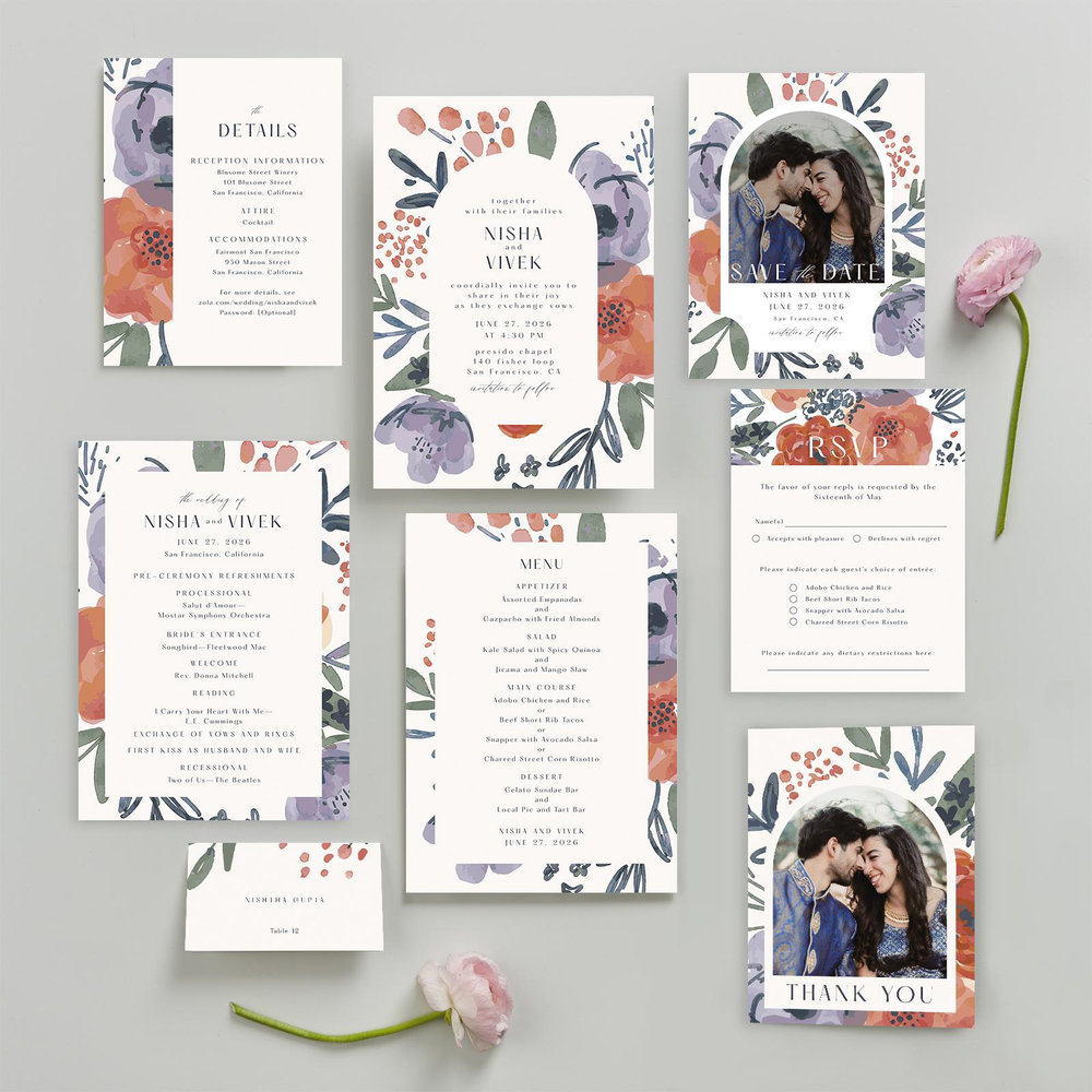 Colletta | Off-White | Zola Wedding Enclosure Cards