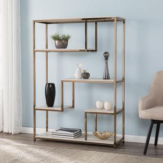 Rena Faux Marble Etagere