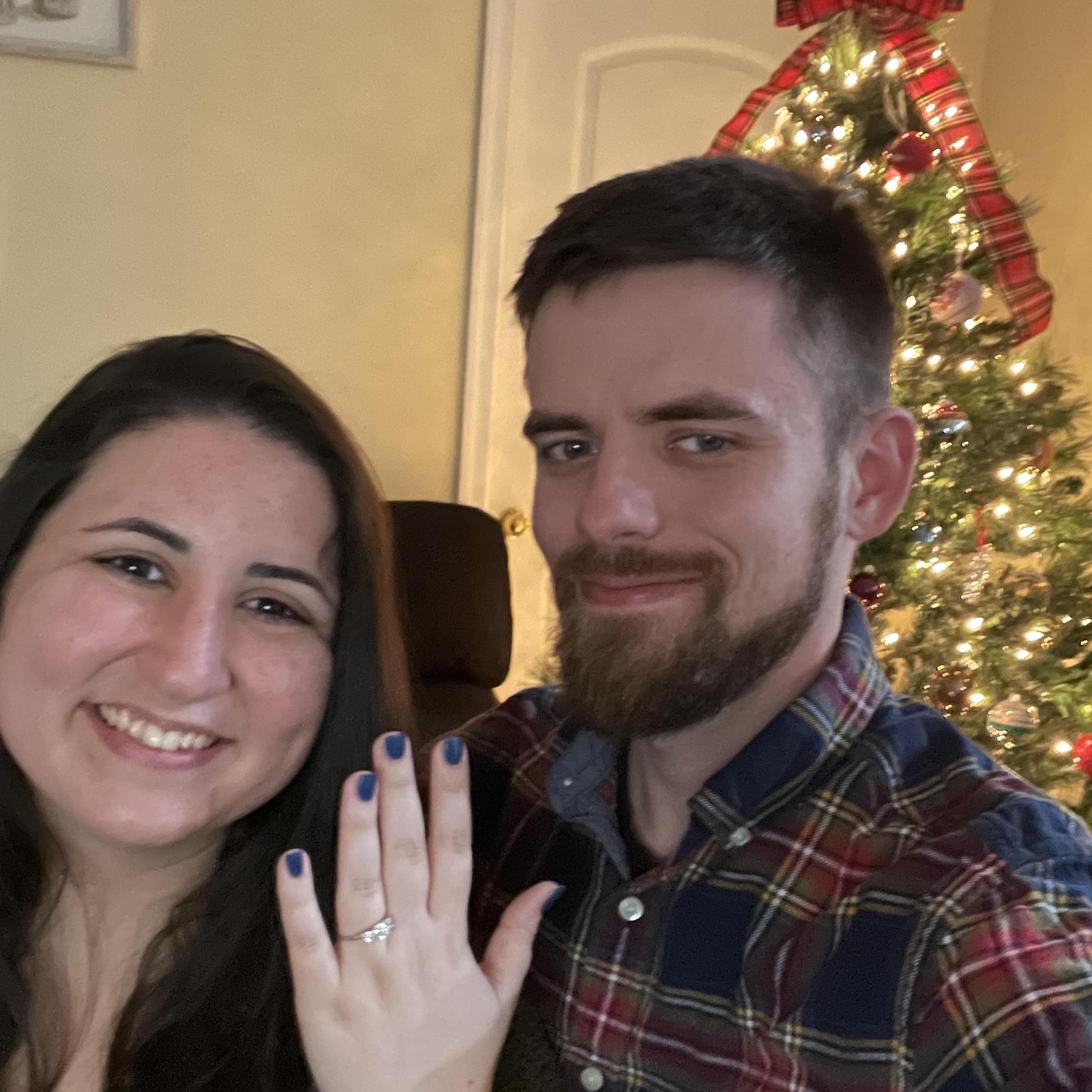 The night Nic proposed, Christmas Eve 2021