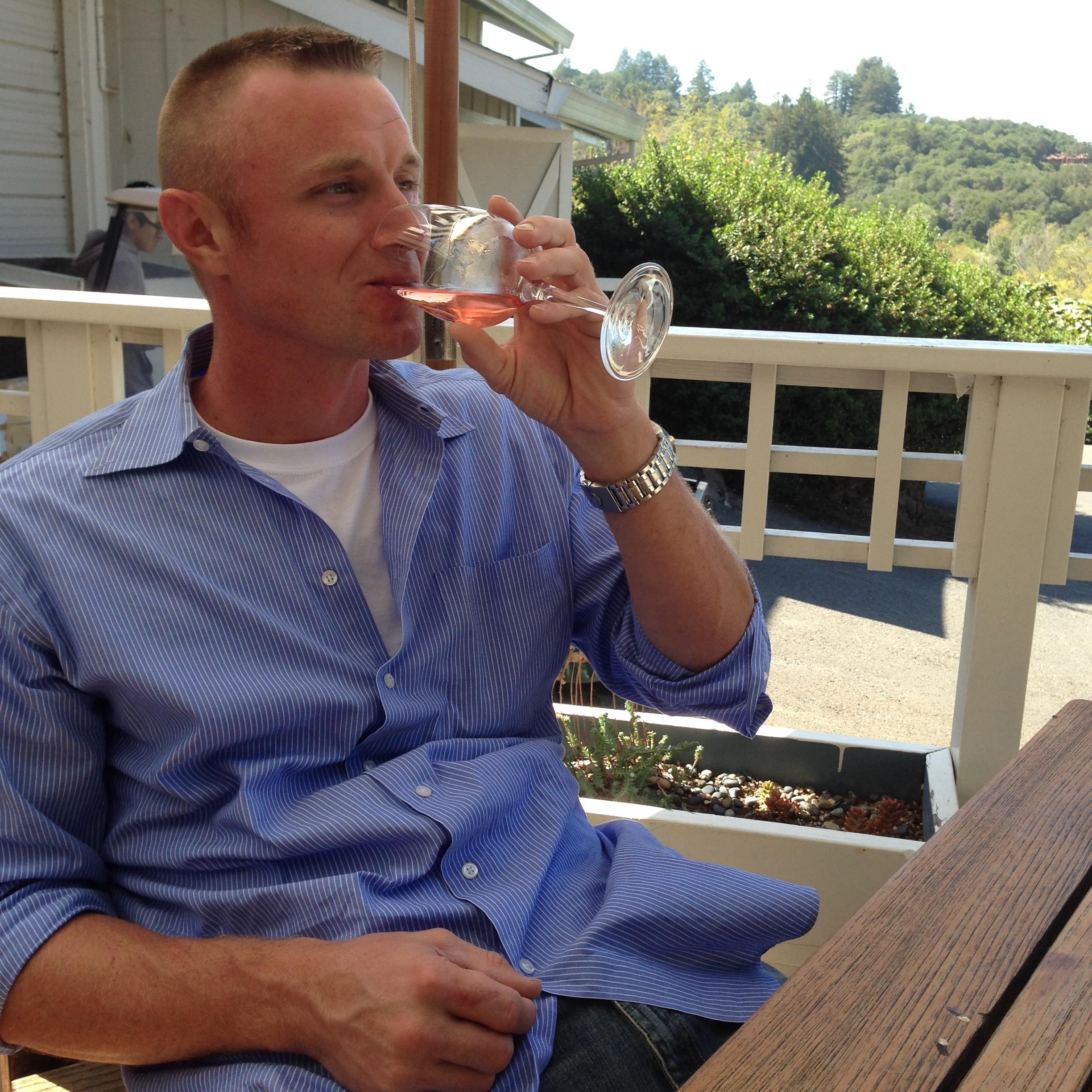 Enjoying wine country!