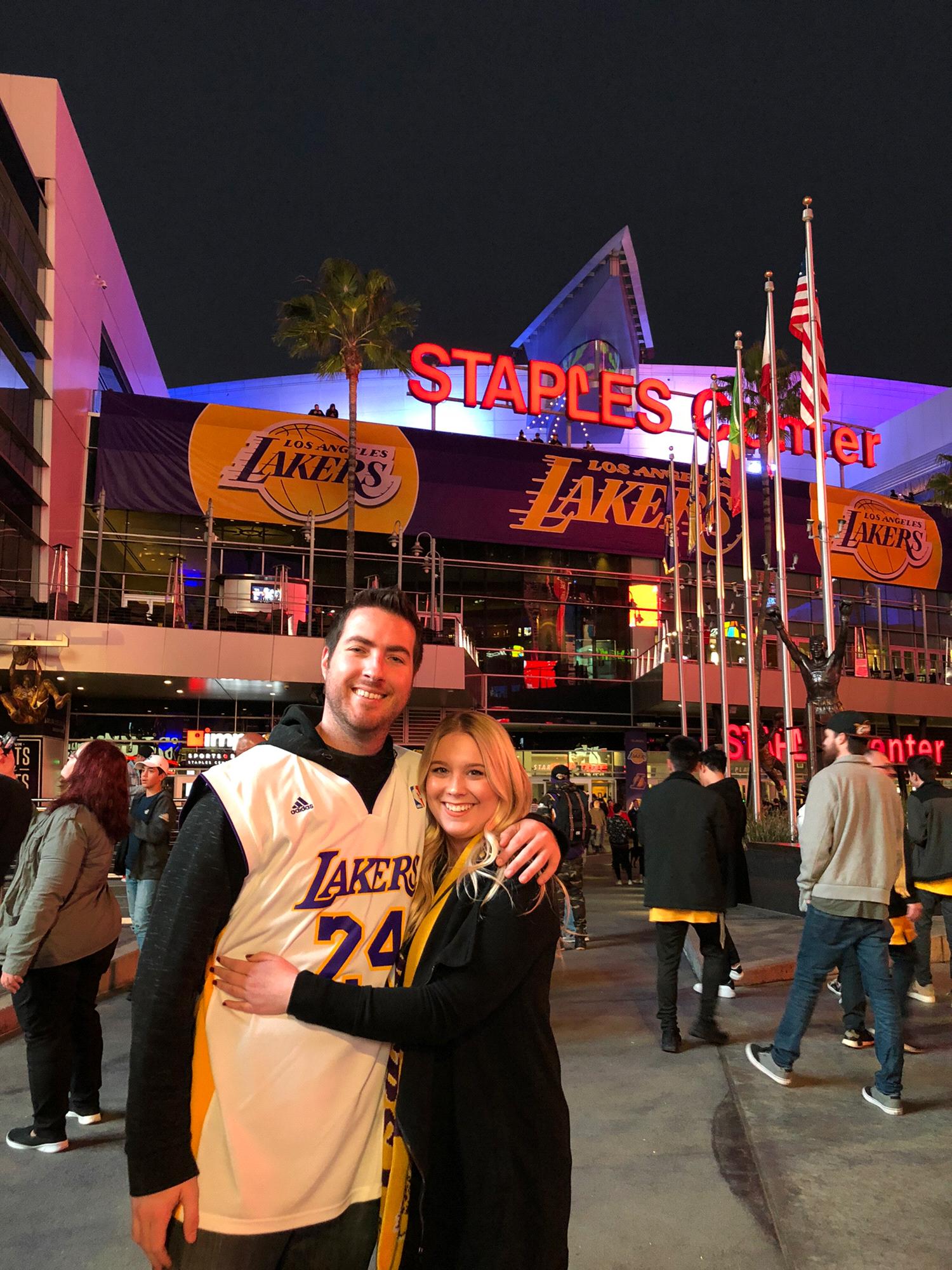 Watching our Lakers
