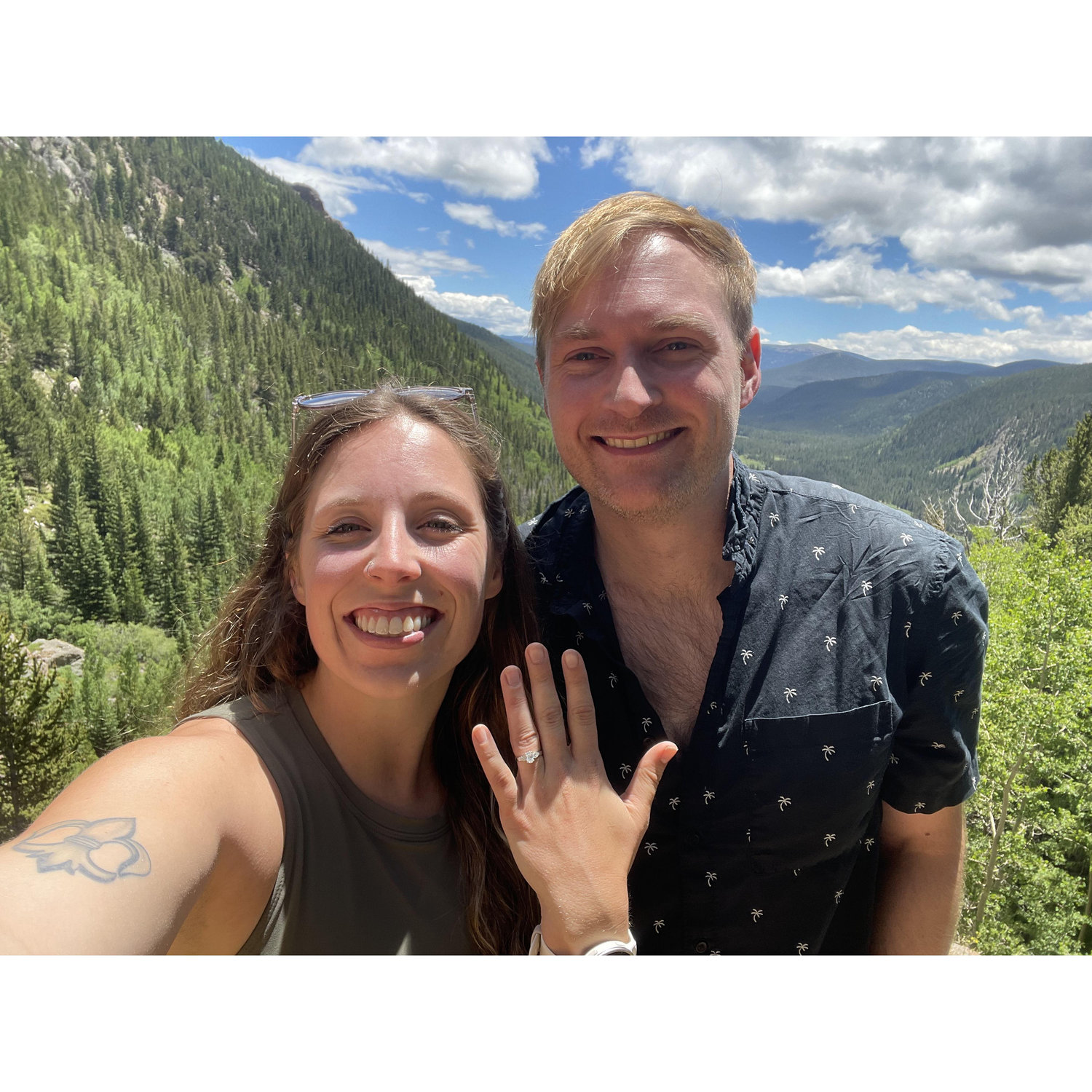 Kirby Gulch, CO 2025. The day Josh proposed!