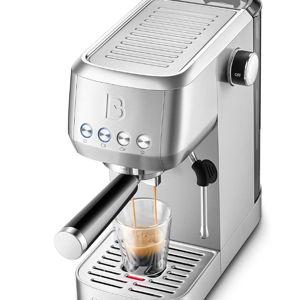 CASABREWS 3700 Essential Espresso Machine 20 Bar, Stainless Steel Cappuccino & Latte Machine with Steam Frother for Home, 43.9oz Water Tank, Coffee Gift for Women & Men, Silver