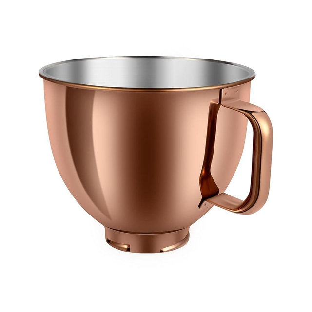Rose Gold Heavy Duty Stainless Steel Mixer Bowl 5QT For KitchenAid Artisian&Classic Stand Mixeres, Replacement Bowl For KitchenAid Mixers