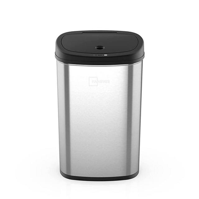 13.2 gal /50 L Motion Sensor Kitchen Garbage Can, Stainless Steel
