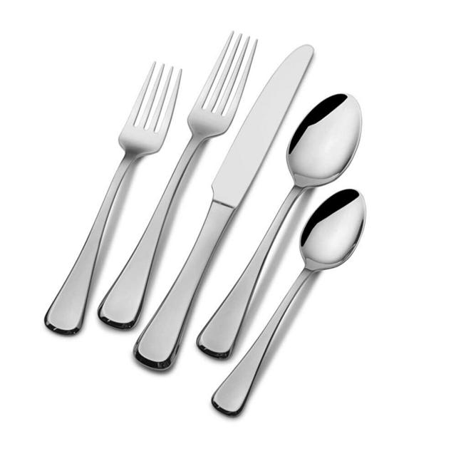 Mikasa Cosmo Satin 20 Piece Stainless Steel Flatware Set, Service For 4