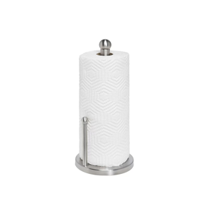 Honey-Can-Do Stainless Steel Kitchen Paper Towel Holder, Silver (KCH-01077) | Staples