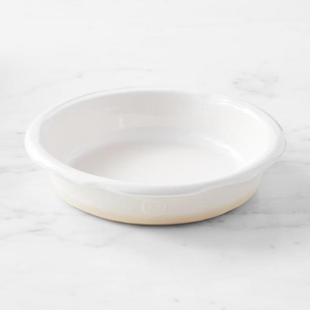 Emile Henry Potter Pie Dish, White