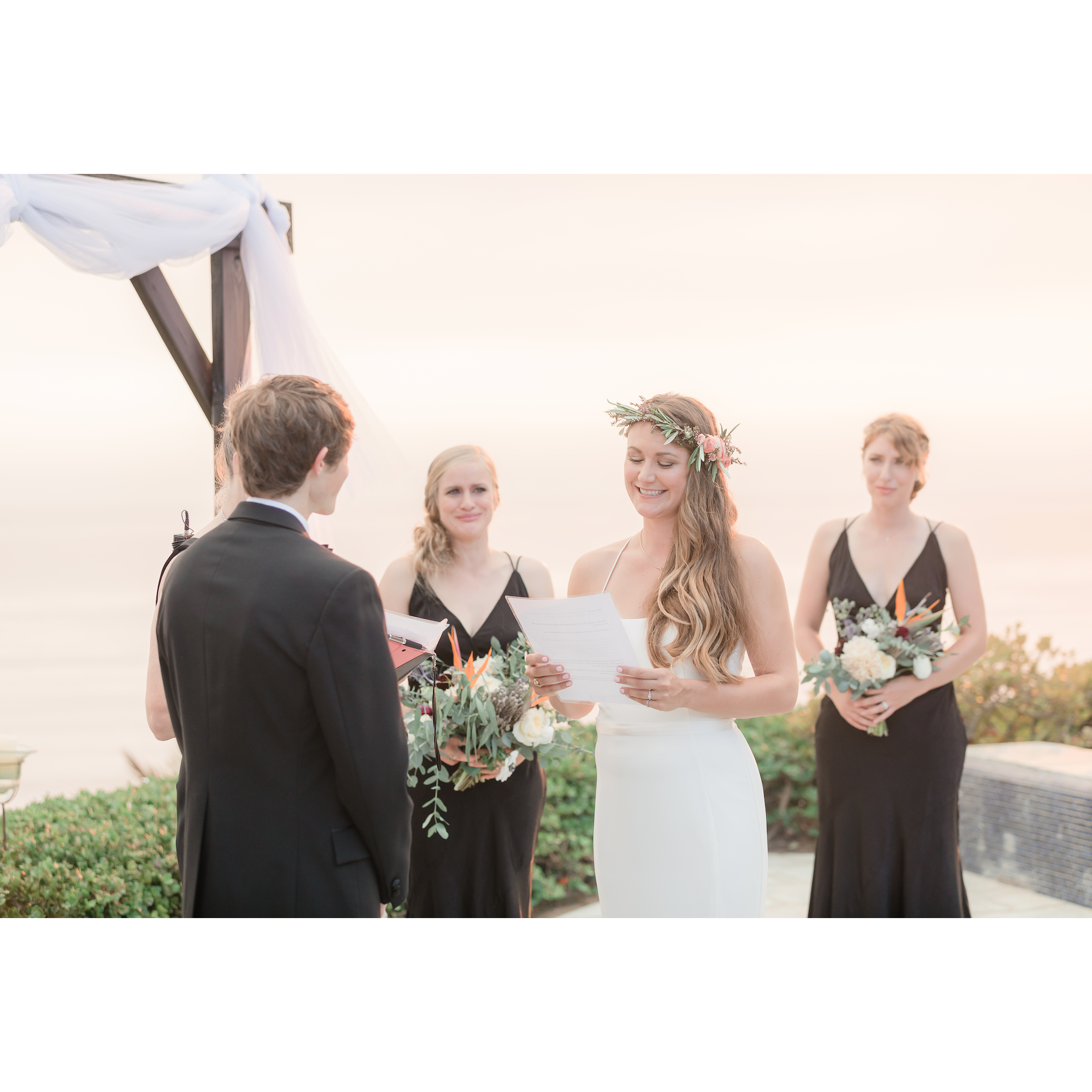 Danielle reading vows