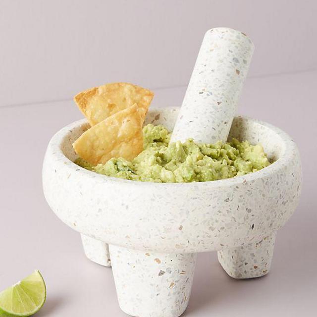 Terrazzo Molcajete Bowl and Tejolote